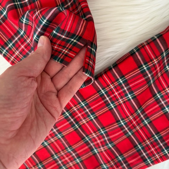 Talbots Hampshire Ankle Pant Classic Red Tartan 4 Petite - Picture 11 of 12